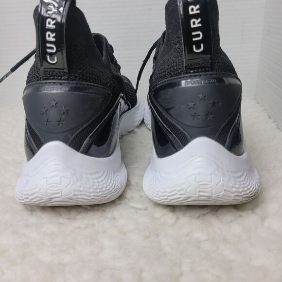 Under Armour Curry Flow 8 Men's Sneaker Size 12 Black White Stephen 3024… - Picture 4 of 11